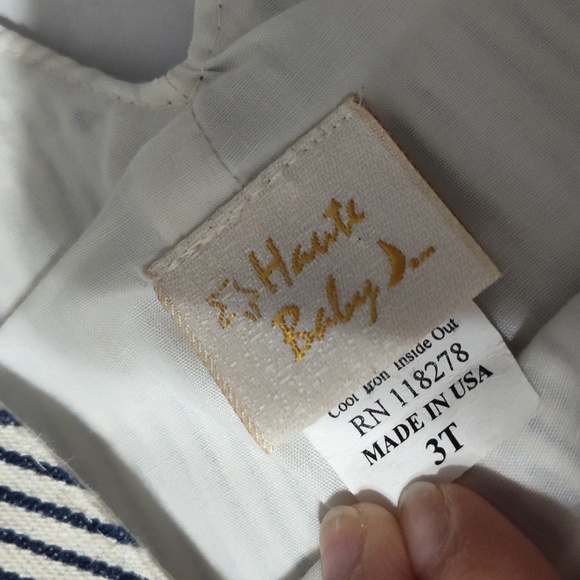 Haute baby train overalls size 3t - Picture 3 of 3